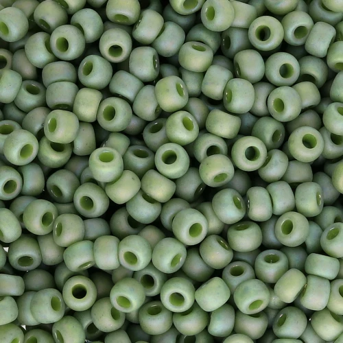 Rocaille Miyuki 8/0 4698 - Pistacchio opaco smaltato AB Mat x8g