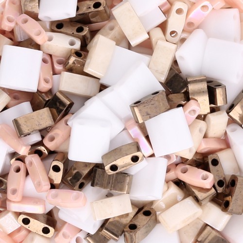 Miscela di perle Miyuki - Perle Quarter - Half e Tila - Horizon x10g