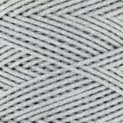 Filo sintetico cerato metallizzato mm. 1 Argentato x 1 m