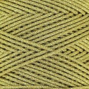 Filo sintetico cerato metallizzato mm. 1 Dorato x 1 m|raw }}