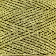 Filo sintetico cerato metallizzato mm. 1 Dorato x 1 m