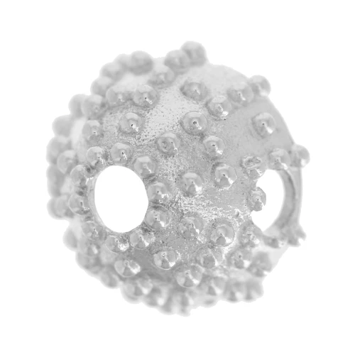 Perla di riccio 3 fori 10 mm - Argento 925 x1