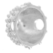 Perla di riccio 3 fori 10 mm - Argento 925 x1