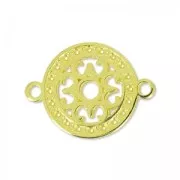 Separatore rotondo filigranato 2 anelli 14 mm doré x1