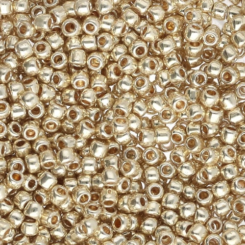 Rocaille Toho 11/0 TO11RPF559 - PF Oro giallo galvanizzato x8g