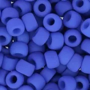Perla Matubo 7/0 - 3,5 mm Neon Dark Blue Opache x 10 g