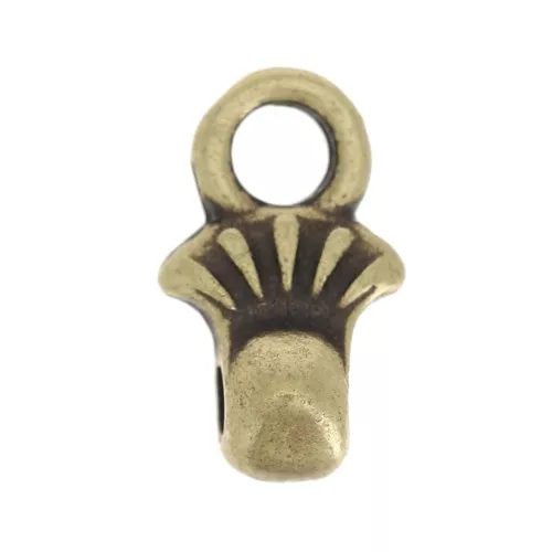 Cimbalo-imbuto per perle Miyuki Rocaille 8/0 4x7mm Pilos - Bronzo x1