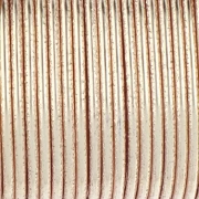 Filo di rame tondo martellato da 1,29 mm, semiduro - Dorato anti-ossidazione x7.3m