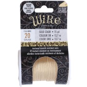 Filo di rame martellato semiduro da 0,81 mm - Dorato anti-ossidazione x13,7 m