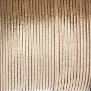 Filo di rame tondo martellato da 0,81 mm, semiduro - Dorato anti-ossidazione x13.7m