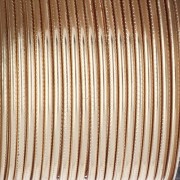 Filo di rame tondo testurizzato da 1,29 mm, semiduro - Dorato con trattamento anti-ossidazione x7.3m