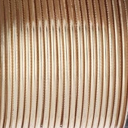 Filo di rame tondo testurizzato da 1,29 mm, semiduro - Dorato con trattamento anti-ossidazione x7.3m