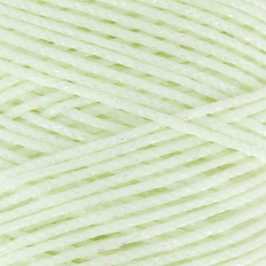 Filo sintetico cerato metallizzato mm. 1 Avorio/Argentato x 1 m