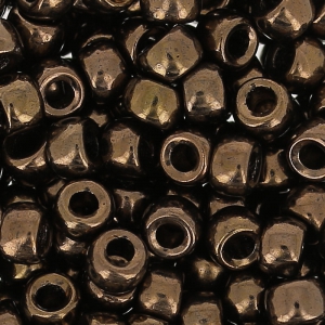Perla Matubo 7/0 - 3,5 mm bronzo scuro x 10 g