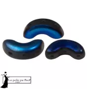 Perle di vetro Arcos® di Puca® 5x10 mm - Full Azzuro Mat x10g