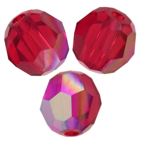 PureCrystal 5000 Perle rotonde da 4 mm - Light Siam AB x20