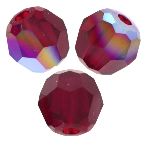 PureCrystal 5000 Perle rotonde da 4 mm - Siam Shimmer x20
