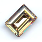 Cabochon Swarovski 4527 rettangolo mm. 14x10 Crystal Golden Shad|raw }}