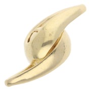 Chiusura magnetica a goccia 17x7 mm - Argento 925 Dorato con oro fino x1|raw }}