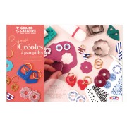 Kit di modellazione Fimo - Gioielli creoli con nappe