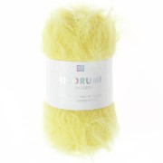 Filato di pelliccia sintetica Ricorumi Furry Rico Design Amigurumi - Giallo 002 x25g|raw }}