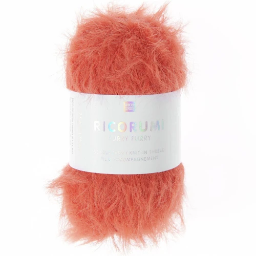 Ricorumi Filato di pelliccia sintetica Furry Rico Design Amigurumi - Volpe 004 x25g