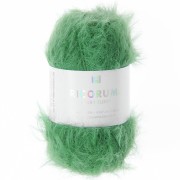 Filato di pelliccia sintetica Ricorumi Furry Rico Design Amigurumi Abete verde 006 x25g|raw }}