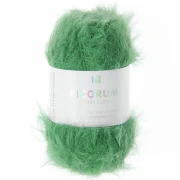 Filato di pelliccia sintetica Ricorumi Furry Rico Design Amigurumi Abete verde 006 x25g