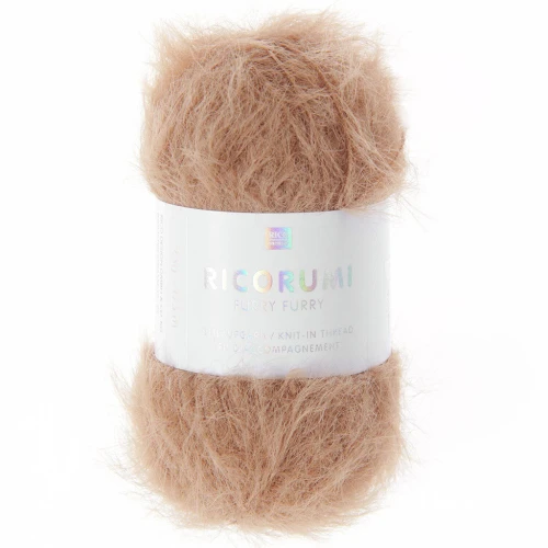Ricorumi Filato di pelliccia sintetica Furry Rico Design Amigurumi - Caramello 008 x25g