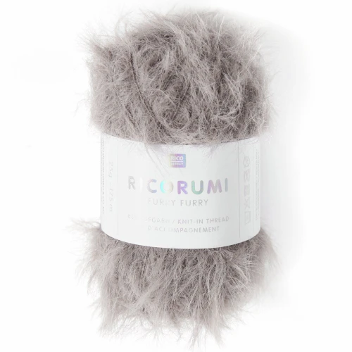 Filato di pelliccia sintetica Ricorumi Furry Rico Design Amigurumi - Legno 009 x25g