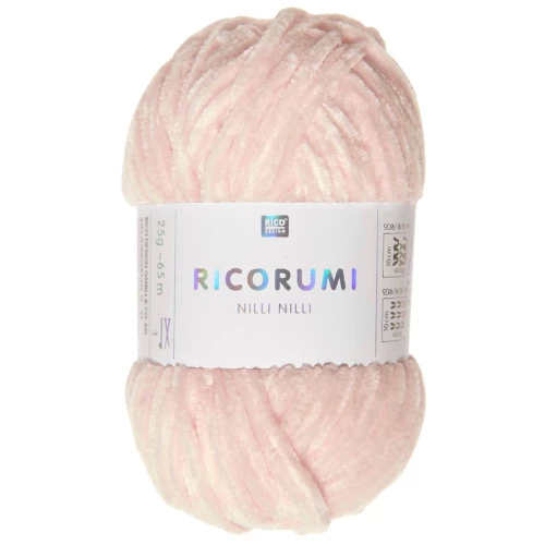 Ricorumi Nilli Nilli in lana ciniglia di Rico Design Amigurumi - Rosa 006 x25g