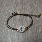 Separatore 2 anelli per rivoli 12 mm Placcatura argento antico x1