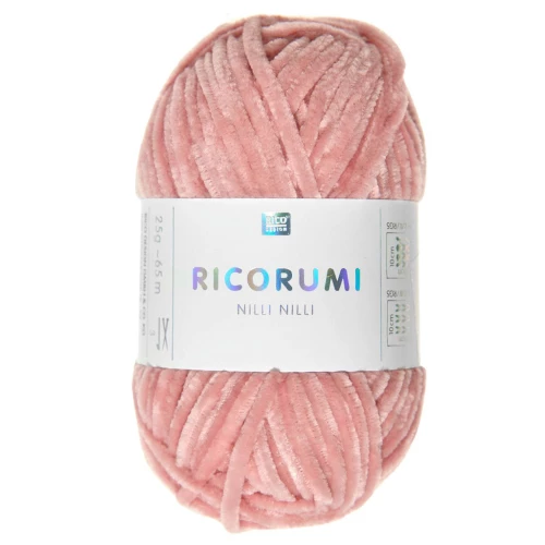 Ricorumi Nilli Nilli in lana ciniglia di Rico Design Amigurumi - Salmone 007 x25g