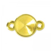 Separatore 2 anelli per rivoli 12 mm Dorato con oro fino con oro fino x1|raw }}