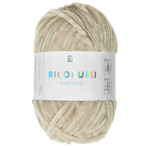 Ricorumi Nilli Nilli lana ciniglia di Rico Design Amigurumi - Ecru 021 x25g