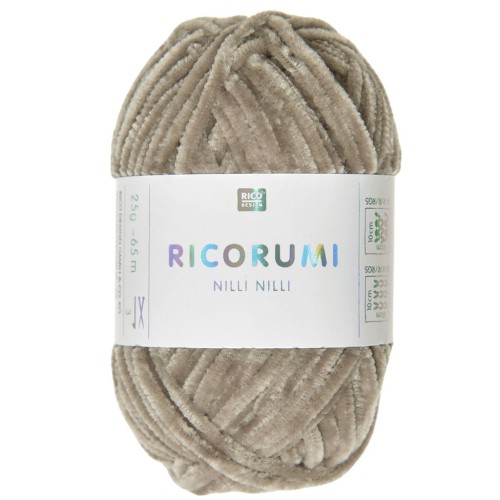 Ricorumi in lana ciniglia Nilli Nilli di Rico Design Amigurumi - Beige 022 x25g