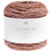 Coton Ricorumi Spin Spin par Rico Design pour Amigurumi - Brun x50g