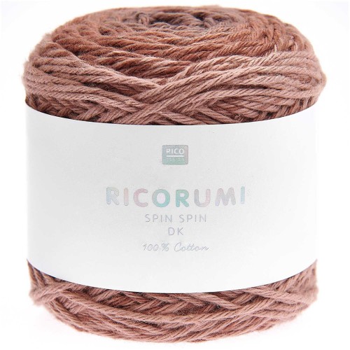 Cotone Ricorumi Spin Spin di Rico Design per Amigurumi - Marrone x50g