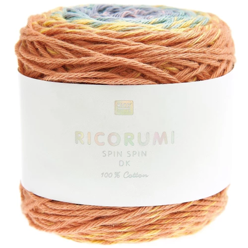 Cotone Ricorumi Spin Spin di Rico Design per Amigurumi - Earthy Rainbow x50g