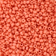 Perle di semi Preciosa 11/0 2 mm - Terra Intensive - Arancione Mat x20g|raw }}