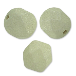 Sfaccettate mm. 6 Opaque Beige Silk Mat x25