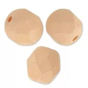 Sfaccettate mm. 6 Opaque Light Peach Silk Mat x25