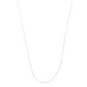 Forzatina a rete 0,8 mm per Miyuki Delica 11/0 - Placcatura argento fine x46cm