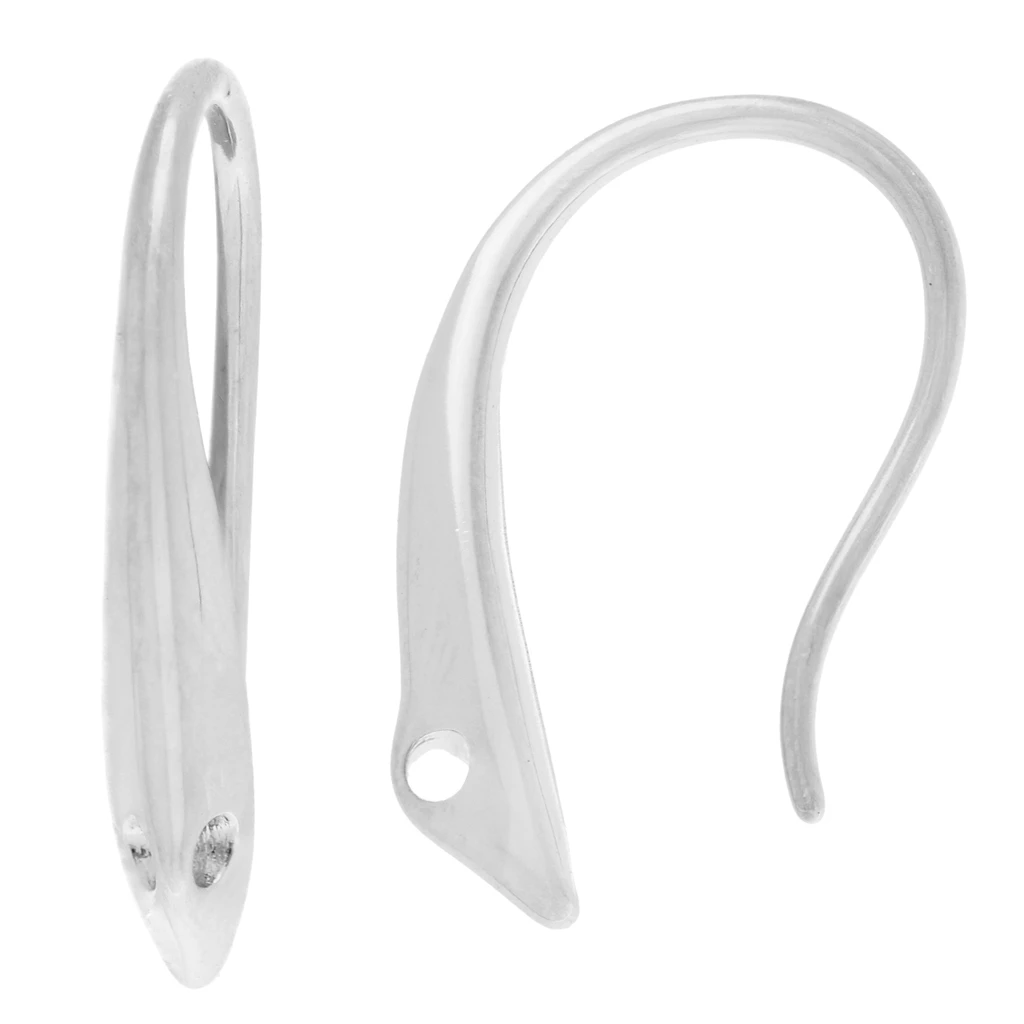 Ganci per orecchini Hippy Dorato con oro fino x2 - Perles & Co