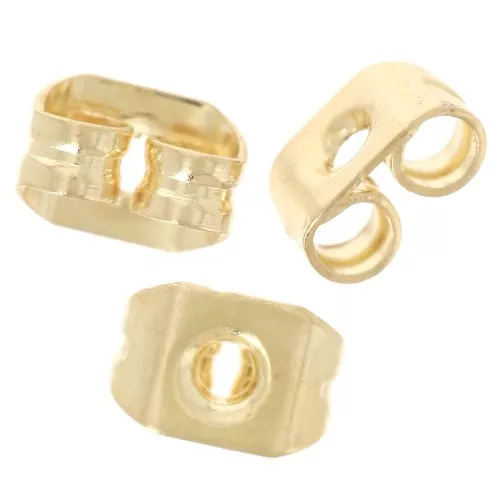 Farfalline - Orecchini perno 5x3,5 mm - Dorato x10