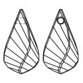 Goccia Helix Swarovski 6020 18 mm - Crystal AB x36