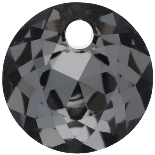 PureCrystal 6430 Ciondolo da 8 mm - Cristallo Notte d'Argento x1