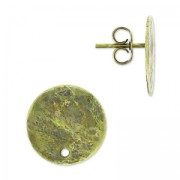 Orecchini dico con un foro15 mm bronze x2|raw }}