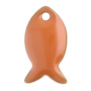 Zecchini in metallo e resina epossidica 14x8 mm - Senape x6|raw }}