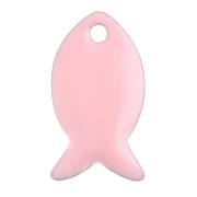 Zecchini in metallo e resina epossidica 14x8 mm - Rose dragée x6